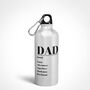 Dad Personalised Water Bottle, thumbnail 1 of 3