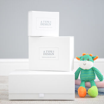 Personalised New Baby Boy Gift Set, 9 of 9