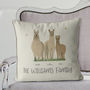 Personalised Llama Family Cushion, thumbnail 5 of 6