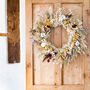 Dried Flower Wreath With Grasses And Proteas, thumbnail 5 of 6