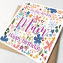 Personalised Birthday Card For Mum, thumbnail 1 of 2