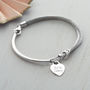 Personalised Silk And Sterling Silver Charm Bangle, thumbnail 5 of 10