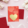 Scratch And Reveal Secret Message Valentines Card, thumbnail 3 of 4