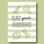 Eat Your Greens Print, thumbnail 4 of 6