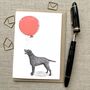 Personalised Curly Coated Retriever Birthday Card, thumbnail 1 of 5