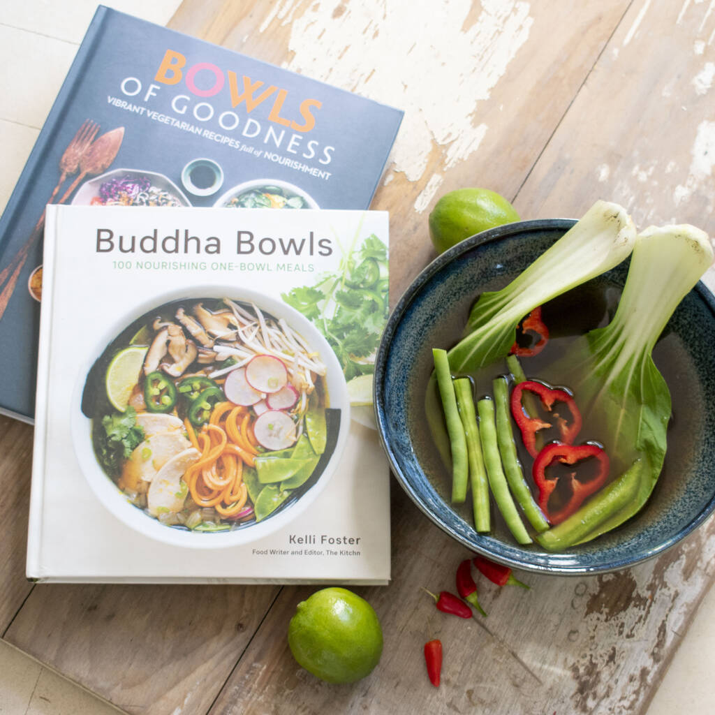 Buddha Bowl And Recipe Book Set By Oh So Cherished
