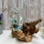 Melted Glass Jug On Driftwood Handcrafted Glass Vase, thumbnail 6 of 9