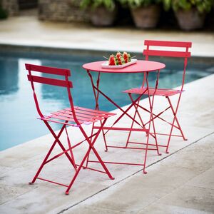 Provence Bistro Set, Garden Table And Chairs In Coffee By Plant Theatre