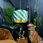 Apple Sours Helter Skelter Lampshades With Gold Lining, thumbnail 2 of 4