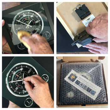Hand Made Jaguar S Type Speedometer Wall Clock, 3 of 3
