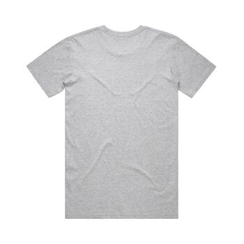 Hoy Wabi Sabi Organic T Shirt Grey Marl, 2 of 3