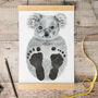 Personalised Baby Koala Footprint Kit, thumbnail 2 of 7