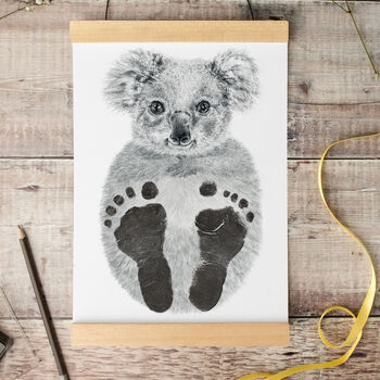 Personalised Baby Koala Footprint Kit, 2 of 7