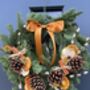 Christmas Door Wreath Live Flowers, thumbnail 2 of 3