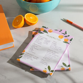 Shopping List Pad | Orangerie | Grocery List, 5 of 7