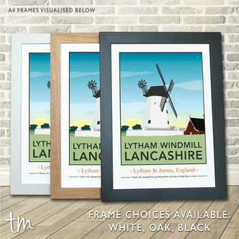 Lytham Windmill, Lancashire Print, 2 of 5
