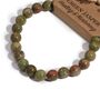 Green Jasper Gemstone Power Bracelet | Nurturing, thumbnail 2 of 4