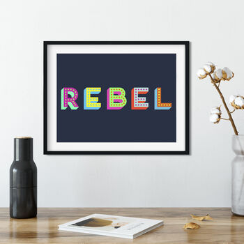 Colourful Rebel Giclee Print, 2 of 4