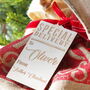 Engraved Christmas Wooden Gift Tags, thumbnail 1 of 5
