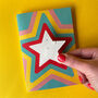 Rainbow Star Plantable Motif Card, thumbnail 1 of 7