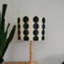 Blue Circles Lampshade Handmade Striking Blue Geometric Lampshade Table Floor Or Ceiling Pendant, thumbnail 2 of 8