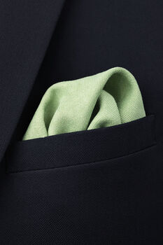 Handmade 100% Cotton Suede Tie In Sage Green, 9 of 9