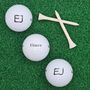 Three Branded Golf Balls Personalised With Any Name Or Initials, thumbnail 2 of 7