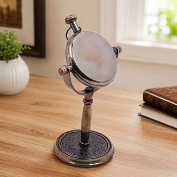 Personalised 8th Anniversary Bronze Desk Clock, 3 of 12