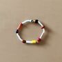 Multi Coloured Festival Ready Beaded Bracelet, thumbnail 1 of 3