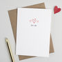 'You + Me' Valentine's Day Card, thumbnail 1 of 2