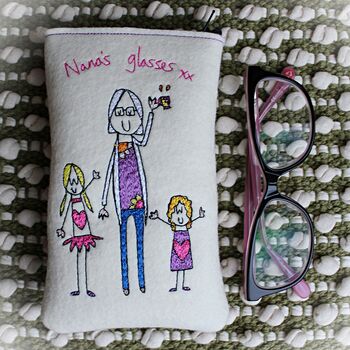 Personalised Embroidered Granny's Glasses Case, 9 of 12