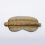 100% Silk Eye Mask Tie And Dye Grey And Gold, thumbnail 7 of 7