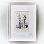 Personalised Family Picture Portrait Embroidery, thumbnail 3 of 12
