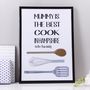 Personalised 'Mummy Is The Best Cook' Print, thumbnail 1 of 9