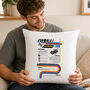 Personalised F1 Cushion Birthday Gift For All Seasons, thumbnail 2 of 11