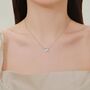 Tiny Highland Cow Pendant Necklace In Sterling Silver, thumbnail 7 of 12