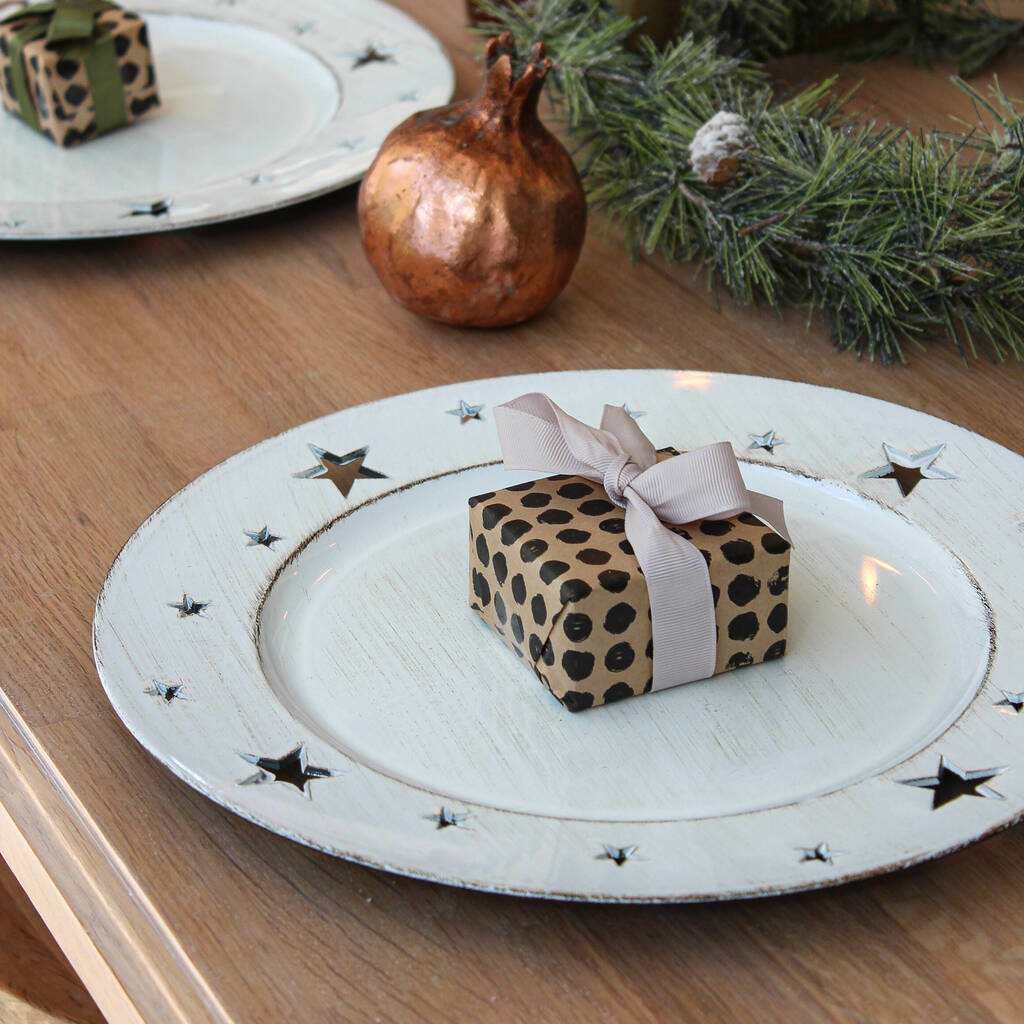 white star charger placemat set of four by marquis & dawe