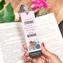 Personalised Photo Bookmark With Quote For Mum, thumbnail 1 of 5