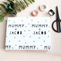 Personalised Daddy + Child, Father's Day Wrapping Paper, thumbnail 4 of 5