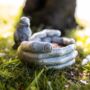 Garden Bird Feeder Decorative Stone Bath Novelty Hands, thumbnail 6 of 10