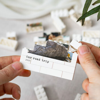 Personalised Christmas Memory Photo Block For Couples, 9 of 9