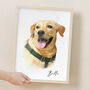Personalised Watercolour Pet Portrait, thumbnail 4 of 8