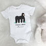 Strong And Brave Gorilla Personalised Jungle Babygrow, thumbnail 5 of 8