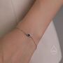 Evil Eye Bracelet In Sterling Silver, thumbnail 1 of 11