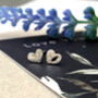 Sterling Silver Mini Mismatched Heart Earrings, thumbnail 7 of 10