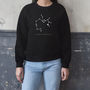 Personalised Silver Foiled Star Sign Jumper, thumbnail 1 of 4