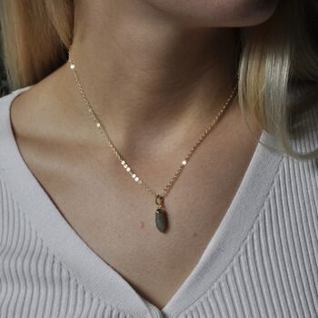Dainty Crystal Point Necklace, 7 of 9
