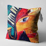 Abstract Jazz Oil Painting Cushion Cover, thumbnail 3 of 7
