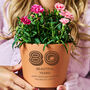Personalised Milestone Birthday Gift Flower Pot, thumbnail 1 of 4
