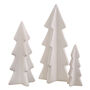 White Ceramic Christmas Tree Decorations, thumbnail 2 of 2